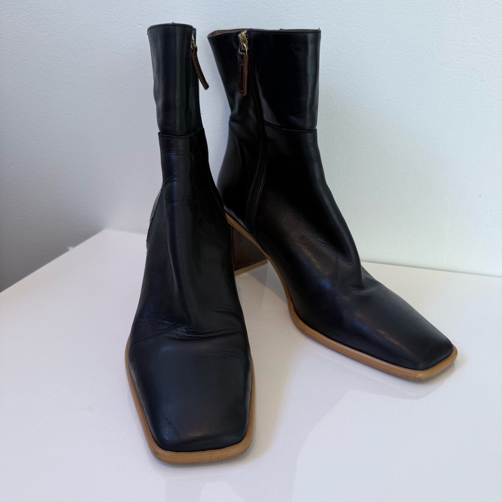 ALOHAS Black Heeled Boots - Picture 14 of 16